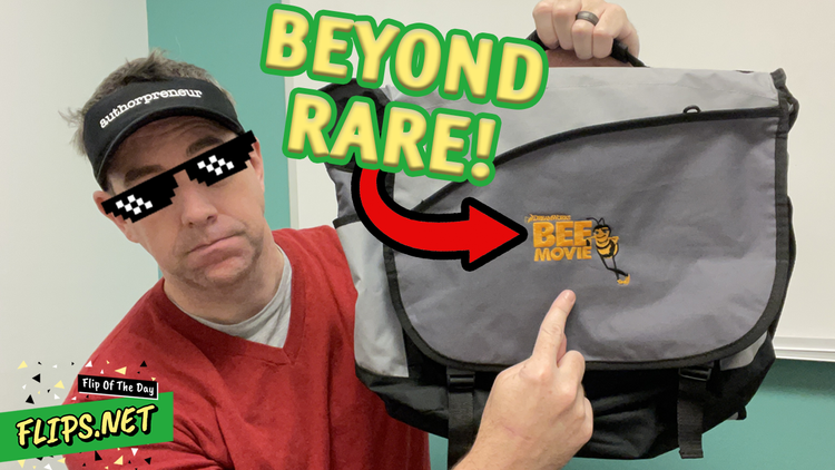 Flip Of The Day #52: RARE Dreamworks Bee Movie Laptop/Messenger Bag