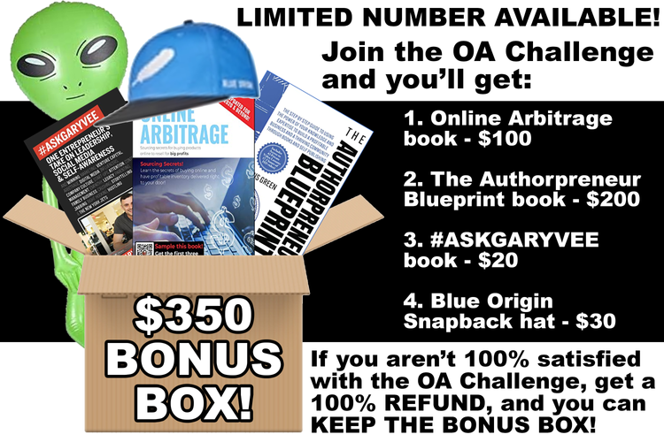 Become a Keepa Master in the OA Challenge (starts MONDAY) and get my $350 BONUS BOX for FREE