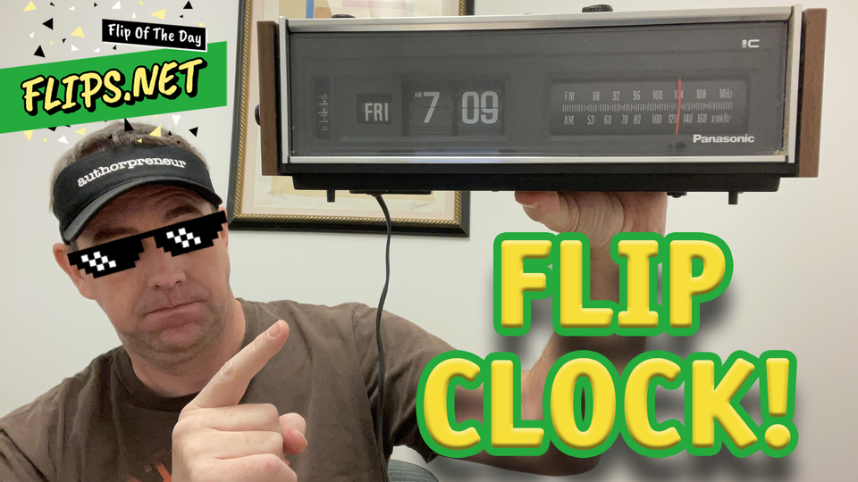 Flip Of The Day #43: Panasonic RC-7053 Flip Clock Radio