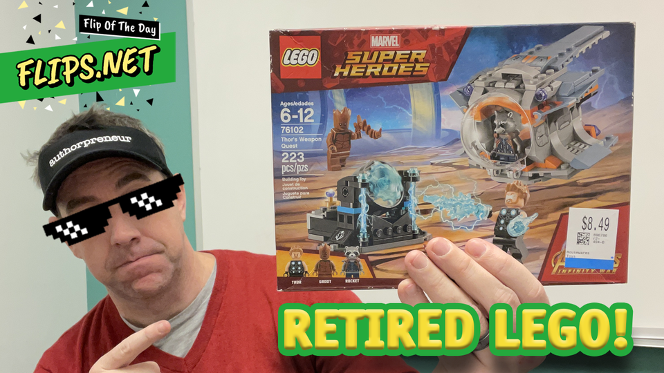 Flip Of The Day #45: Retired LEGO Set 76102, Thor's Weapon Quest